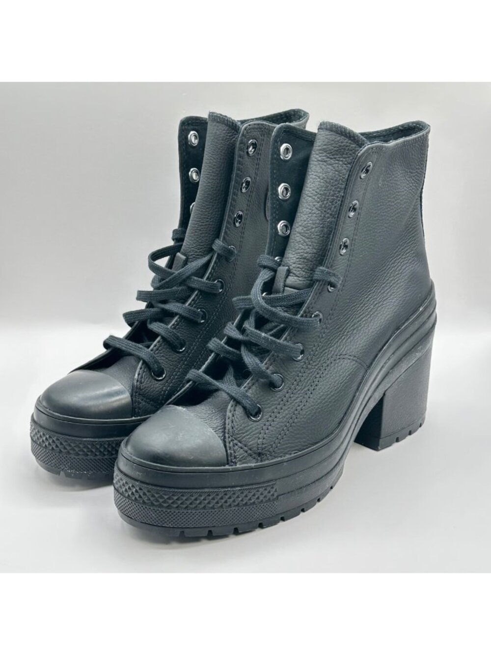 Women's Converse Chuck 70 De Luxe Heel Leather Boots A06145C Size 10 NEW